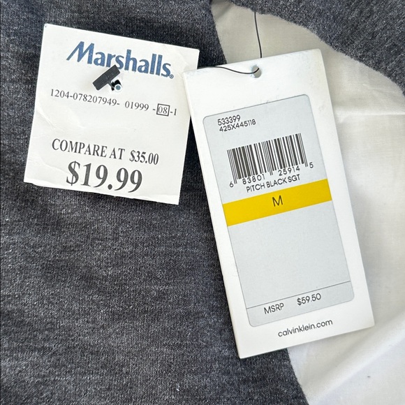 Calvin Klein Dark Gray Logo Hoodie - Picture 4 of 4